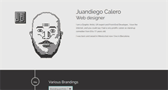 Desktop Screenshot of juandiegocalero.com